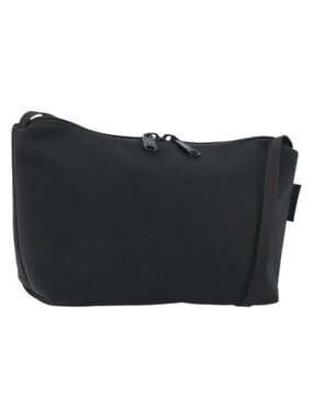 Authentic Herve Chapelier Shoulder Bag Canvas Black